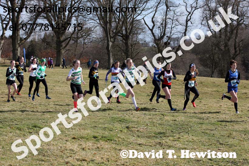 Girls under-15s Start Fitness NEHL, Alnwick. Photo: David T. Hewitson/Sports for All Pics
